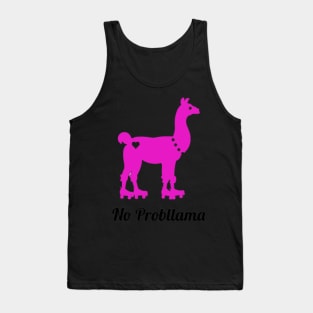 Llama on skates Tank Top